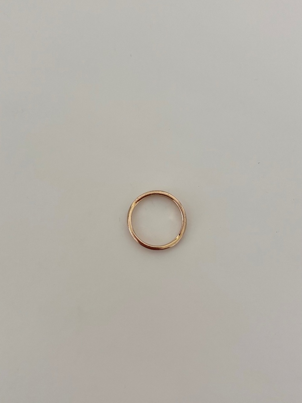 Gold Crossover Ring